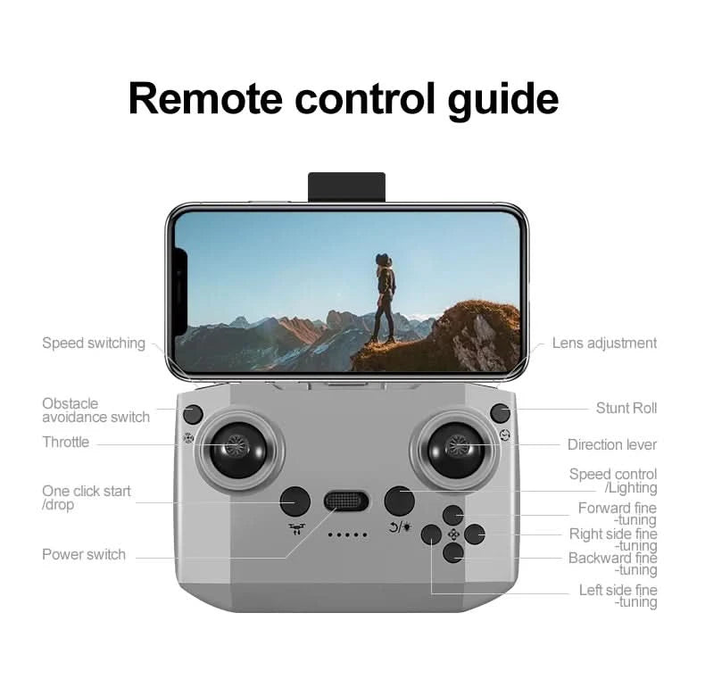 Original GT3 8K GPS Professional RC Drone Aerial Photography Remote Control Aircraft 5G HD Dual Camera Quadcopter Toys UAV Gifts - M & M Global