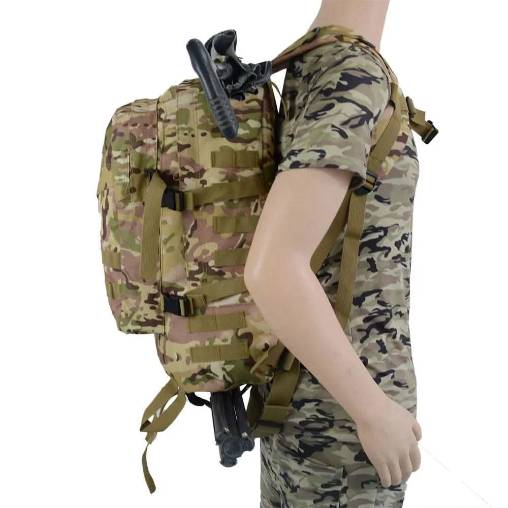 45L 3D Tactical Outdoor Camo bag Shoulder Attack Mountain riding charge bag Python Print PUBG Eating Chicken backpack - M & M Global