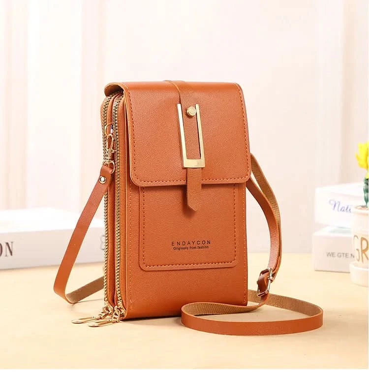 Touch Screen Cell Phone Messenger Bags Women Purse and Handbag Mini Shoulder Bag Pink Small Hand Bag Crossbody for Women  bolsos - M & M Global