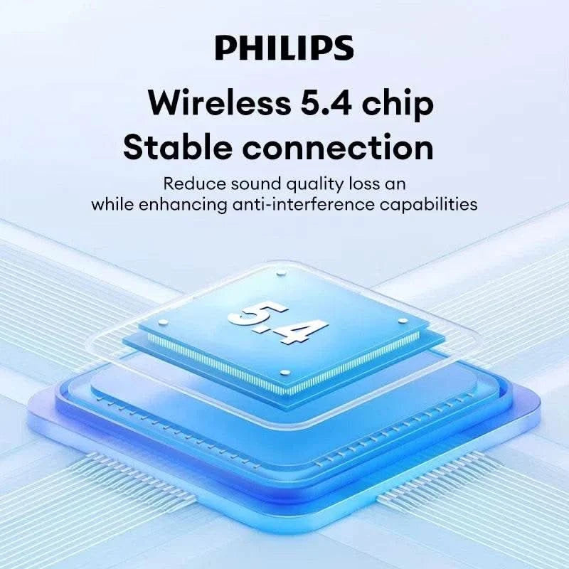 Choice Philips TAT2169 InEar Wireless Bluetooth 5.4 Earphones 3D Stereo Sound Waterproof Earbuds Game Sport Headset with Mic - M & M Global