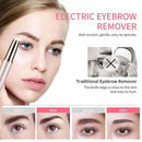 Electric Eyebrow Trimmer Security Hair Removal Eye Brow Epilator USB Charger Mini Shaper Shaver Hair Removal Painless Beauty - M & M Global
