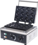 Commercial Donut Pancakes Maker Machine Non Stick Surface Double Sided Heating Two Knobs Versatility Control Temperature Time In - M & M Global