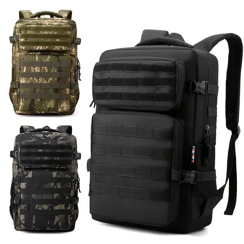 Tactical Backpacks Men's Camouflage Backpack, Hiking And Camping Backpack, LargeCapacity Multi-layer Outdoor Sports Backpack - M & M Global
