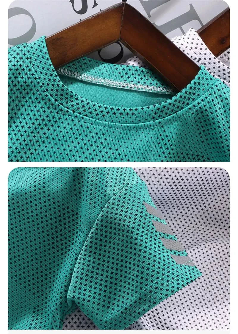 Boy Girl Sports Set Summer Teenager Clothing Suit New Children T-shirt+Shorts 2Pcs Outfits Baby Kids Breathable Sport Sets 2-14Y - M & M Global