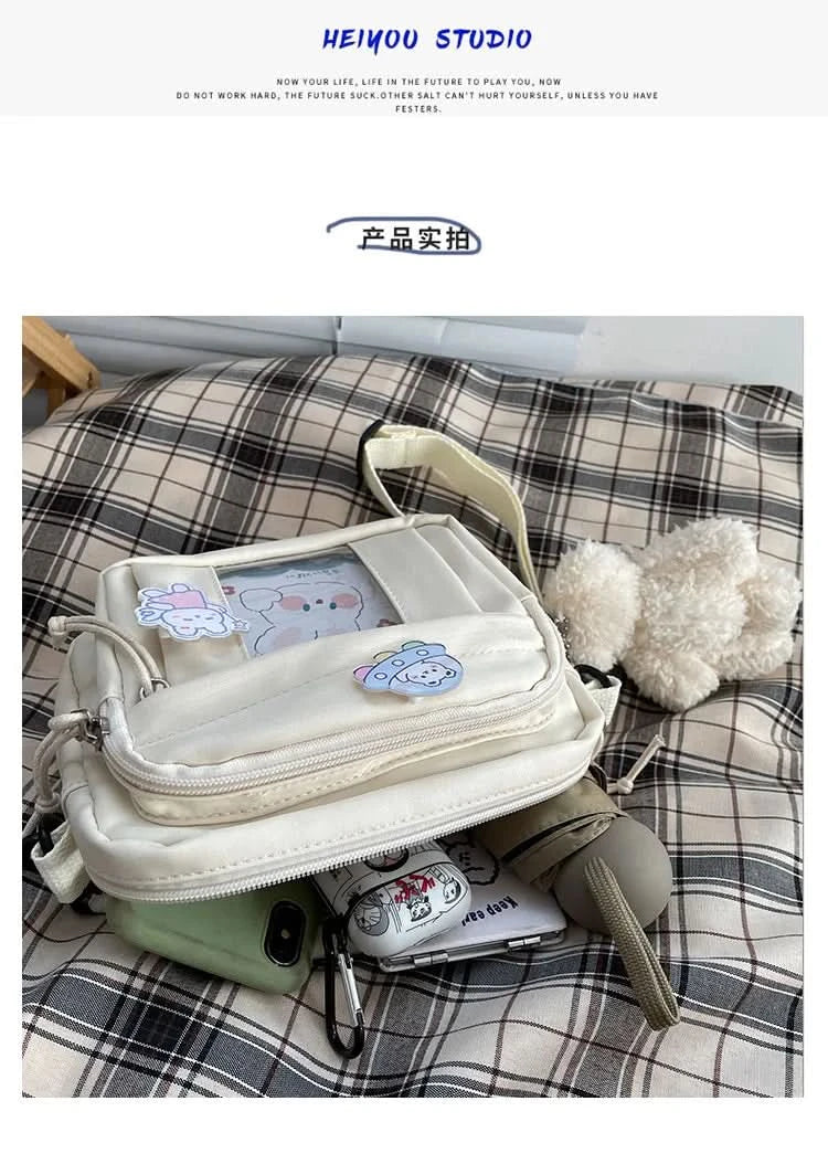New Kawaii Bag Girls New JK Transparent Bag Small Crossbody Bag For Women Purses and Handbags Shoulder Bag Itabag Bolso - M & M Global