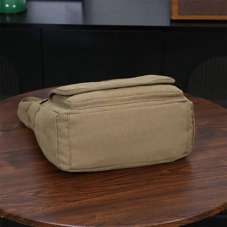 Casual shoulder bag, men's multi pocket crossbody bag, mailman bag, work bag, daily use - M & M Global