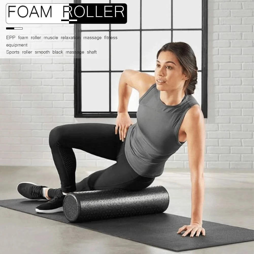 EPP Yoga Pilates Foam Roller 30/45cm Fitness Equipment Massage Roller Body Exercise Training Gym Back Roller for Women Men Gifts - M & M Global