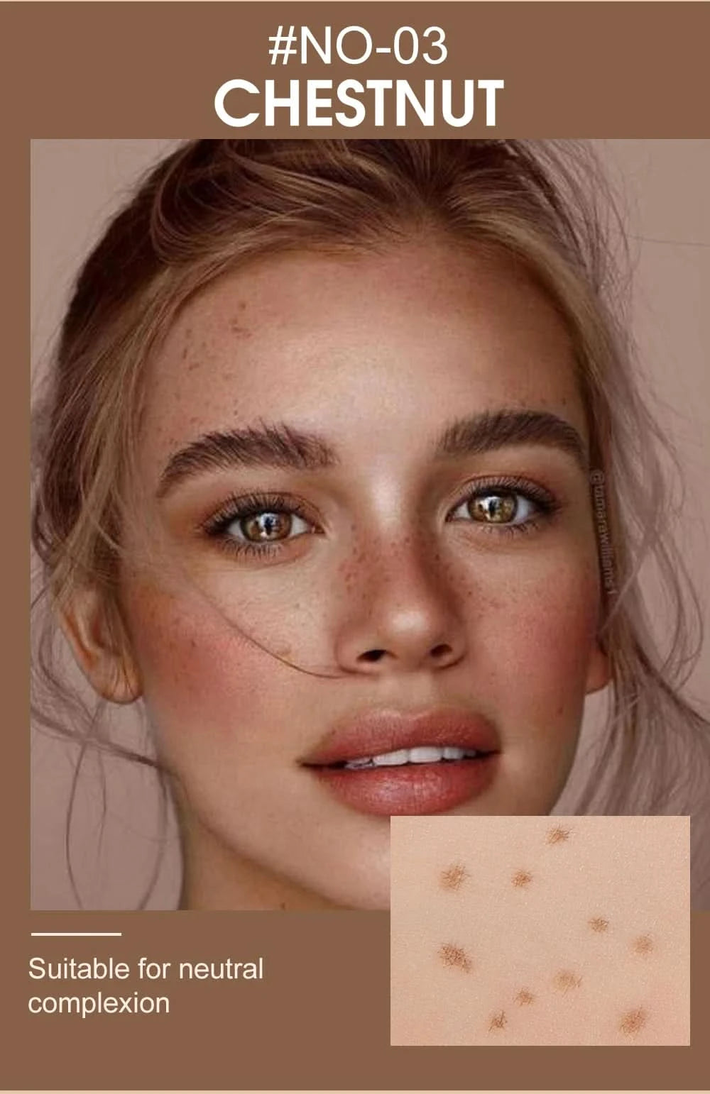 HANDAIYAN Natural Fake Freckle Pen Quick-Drying Waterproof Spot Pencil Makeup Tool for Facial Lifelike Fake Freckles Cosmetics - M & M Global