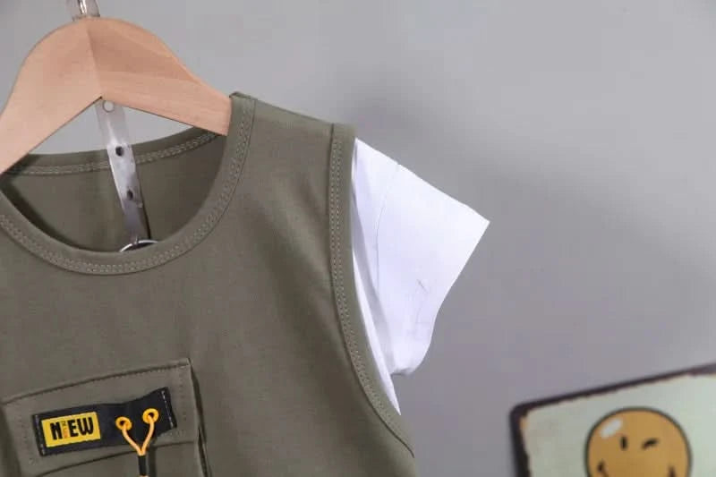 New Summer Baby Girl Clothes Infant Boys Clothing Children Casual T-Shirt Shorts 2Pcs/Set Toddler Sports Costume Kids Tracksuits - M & M Global