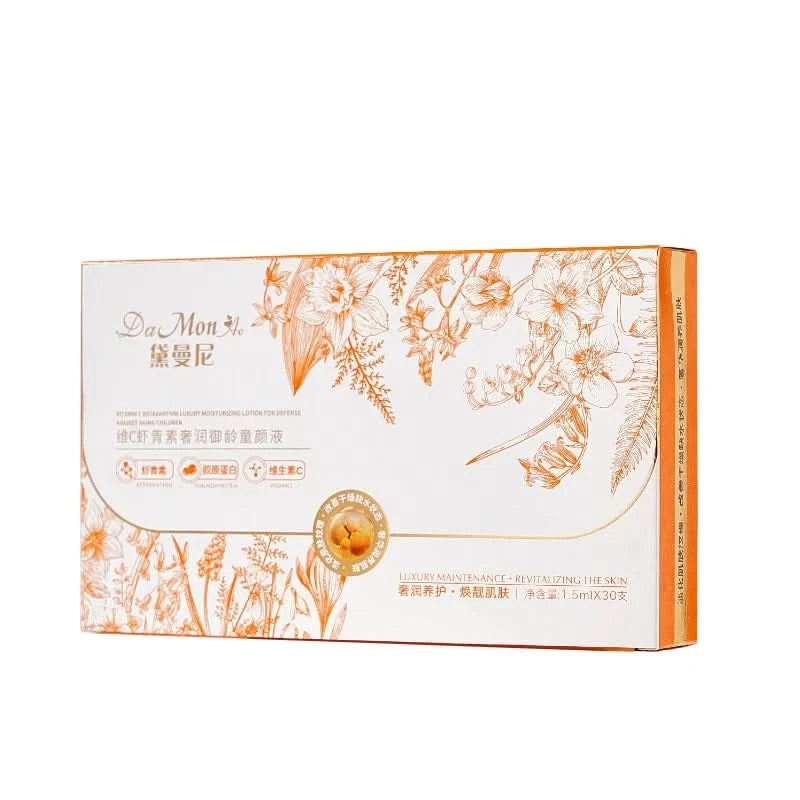 30pcs/box Astaxanthin Facial Essence Kit Collagen Hyaluronic Acid Moisturizing Rejuvenation Vitamin C Beauty Skin Care - M & M Global