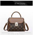 Bags for Women, Printed Fashionable Hand-Held Locks, Commuting Small Square Bag, Fashionable and Versatile Shoulder Crossbody Ba - M & M Global