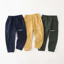 Wholesale New Children Boy Trousers Embroiedry Pockets Spliced Kids Boys Pants Casual Cotton Infant Babys Boys Bottoms 2-8Y Pant - M & M Global