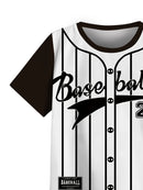 Summer 2025 new children's set for boys and girls, short sleeves and shorts, comfortable and breathable, 3d printed polyester fi - M & M Global