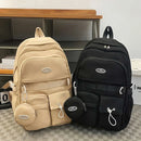 Backpack Simple Large Capacity Sports Travel Backpack Junior High School Leisure Backpack Tutorial Bag - M & M Global