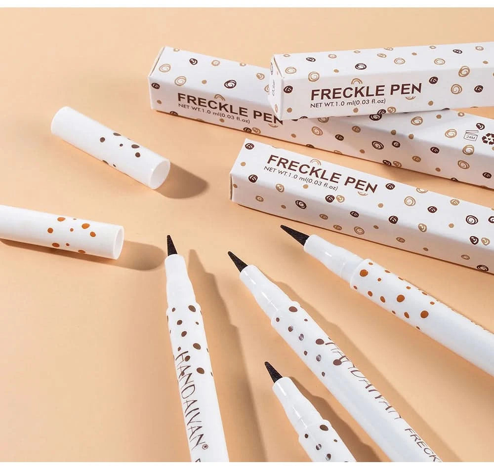 HANDAIYAN Natural Fake Freckle Pen Quick-Drying Waterproof Spot Pencil Makeup Tool for Facial Lifelike Fake Freckles Cosmetics - M & M Global
