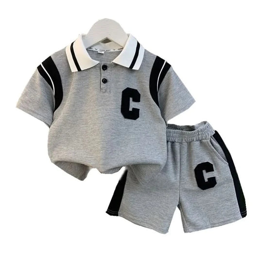 New Summer Baby Girl Clothes Suit Children Boys Fashion T-Shirt Shorts 2Pcs/Sets Toddler Casual Sports Costume Kids Tracksuits - M & M Global