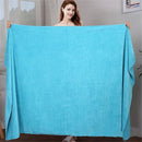 Enlarge and thicken microfiber bath towel, super soft, super absorbent and quick-drying towel - M & M Global