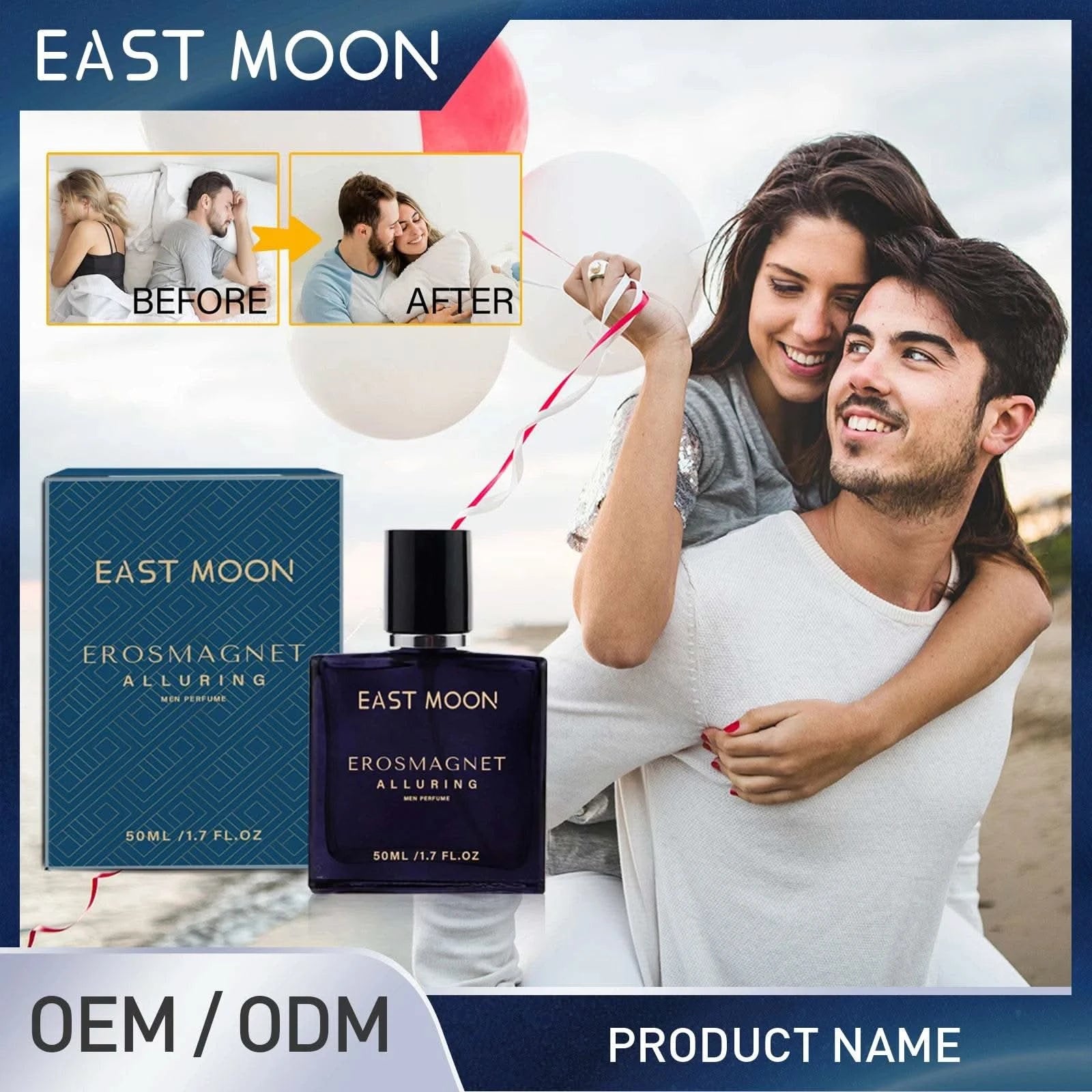 EAST MOON Men Perfume Make You Exude a Youthful and Masculine Atmosphere and Release Your Youthful Charm Perfume for Men 50 ml - M & M Global