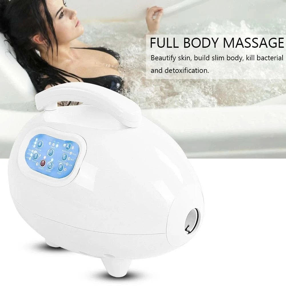 Bath Tub Mat Massager Bubble Spa Bath Tub Massager Air Bubble Bath Tub Digital LED Display Body Spa Massage Mat with Air Hose - M & M Global