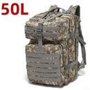 25L/50L Sturdy Nylon Waterproof Tactical Sports Trekking Fishing Hunting Camping Hiking Bag Backpack Outdoor Rucksacks - M & M Global