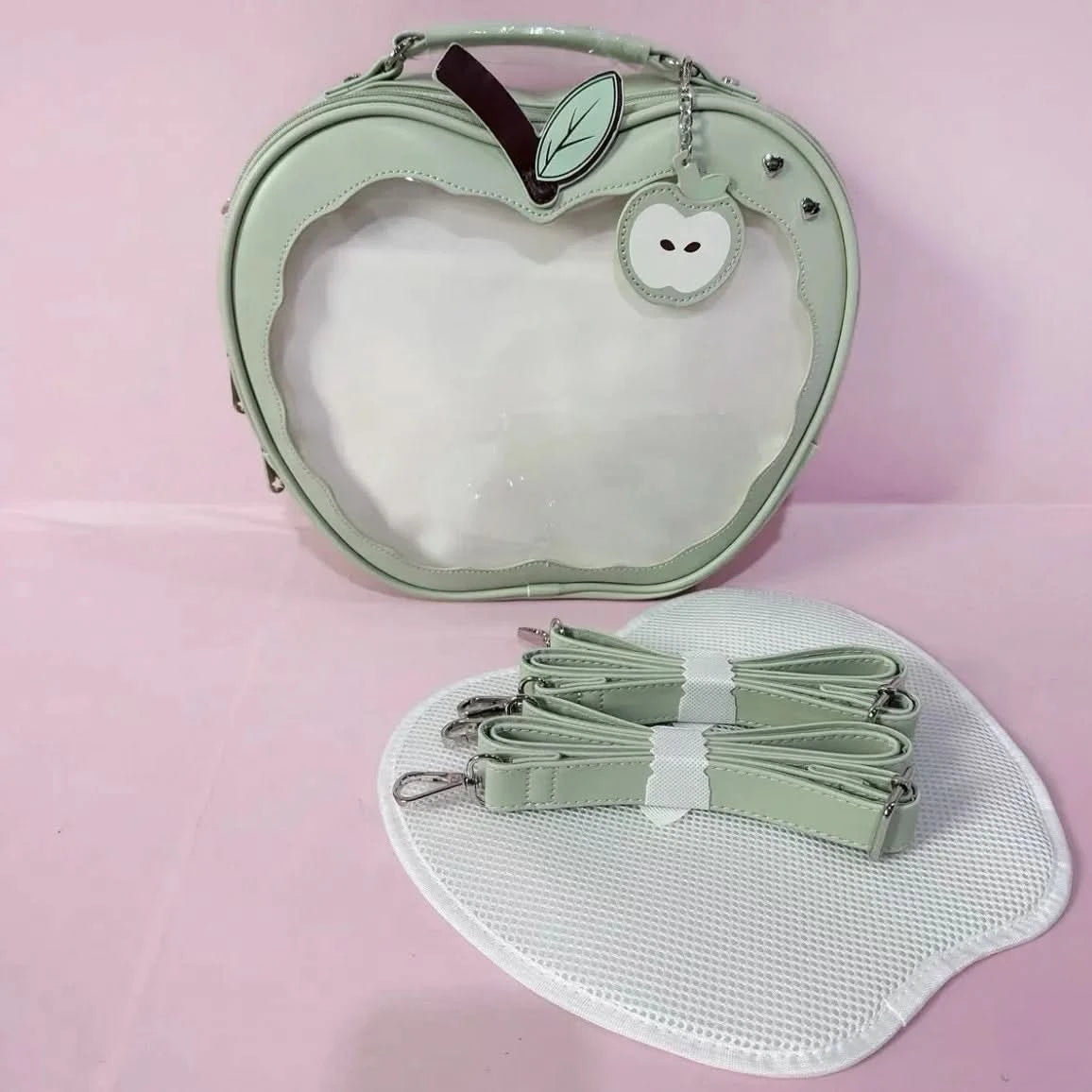 New Girl Harajuku Niche Design Apple Crossbody Bag Handbag Sweet Style Cute Ulzzang Ita Bag Y2K Backpack Preppy Style ItaBag - M & M Global