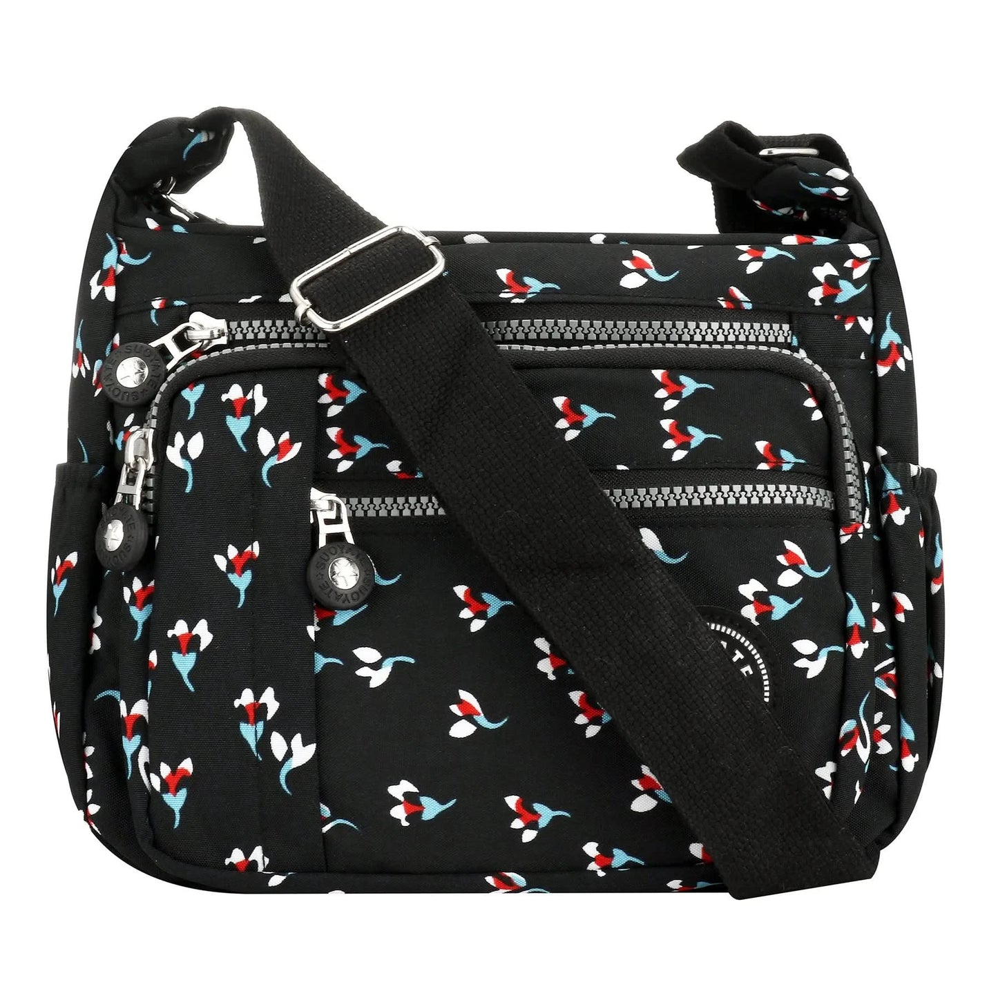 Large Capacity Nylon Crossbody Shoulder Bag for Home Use Middle-Aged And Elderly Women Casual Multi-Socket Slanting Bag - M & M Global