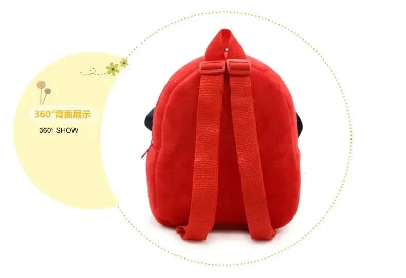 MINISO Disney Cartoon Backpack Mickey Mouse Minnie Winnie The Pooh Plush School Bag Kindergarten Child School Supplies Baby Bags - M & M Global