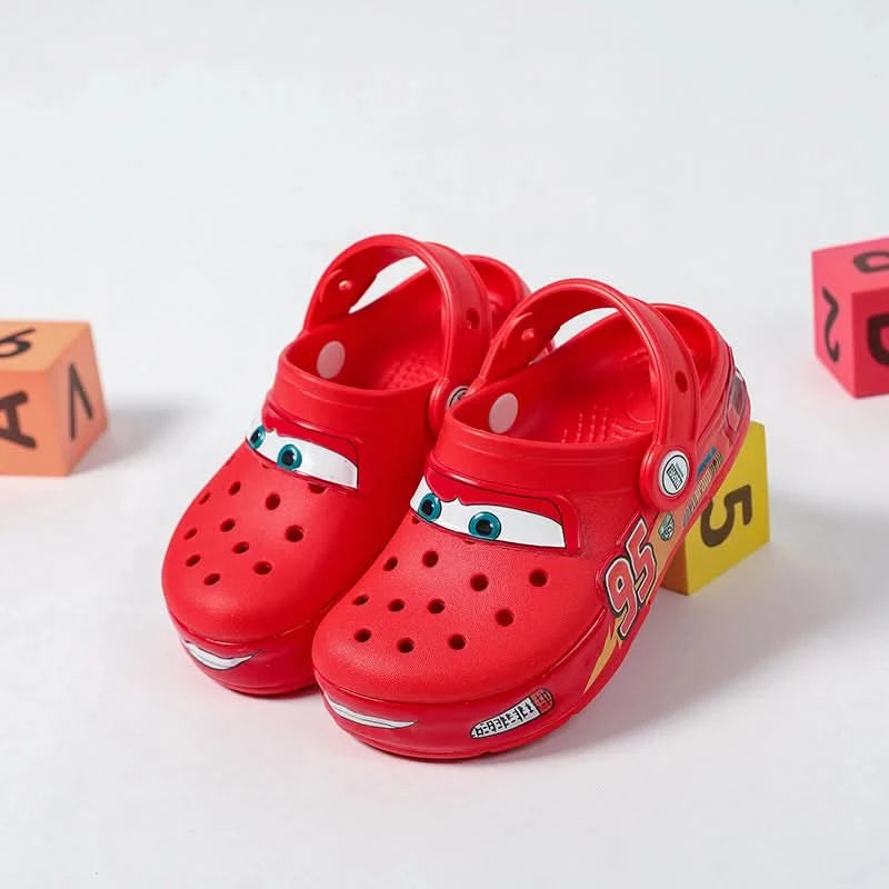 New Cars Lightning Mcqueen Shoes Children'S Slippers Boy Girl Anti Slip Anti Odor Beach Sandals Birthday Gift - M & M Global