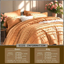 7-Piece Tufted Comforter Set – Soft All-Season Bedding Set with Decorative Pillows, Stylish Bed Set for Bedroom Decor, Ideal Gift for Any Occasion