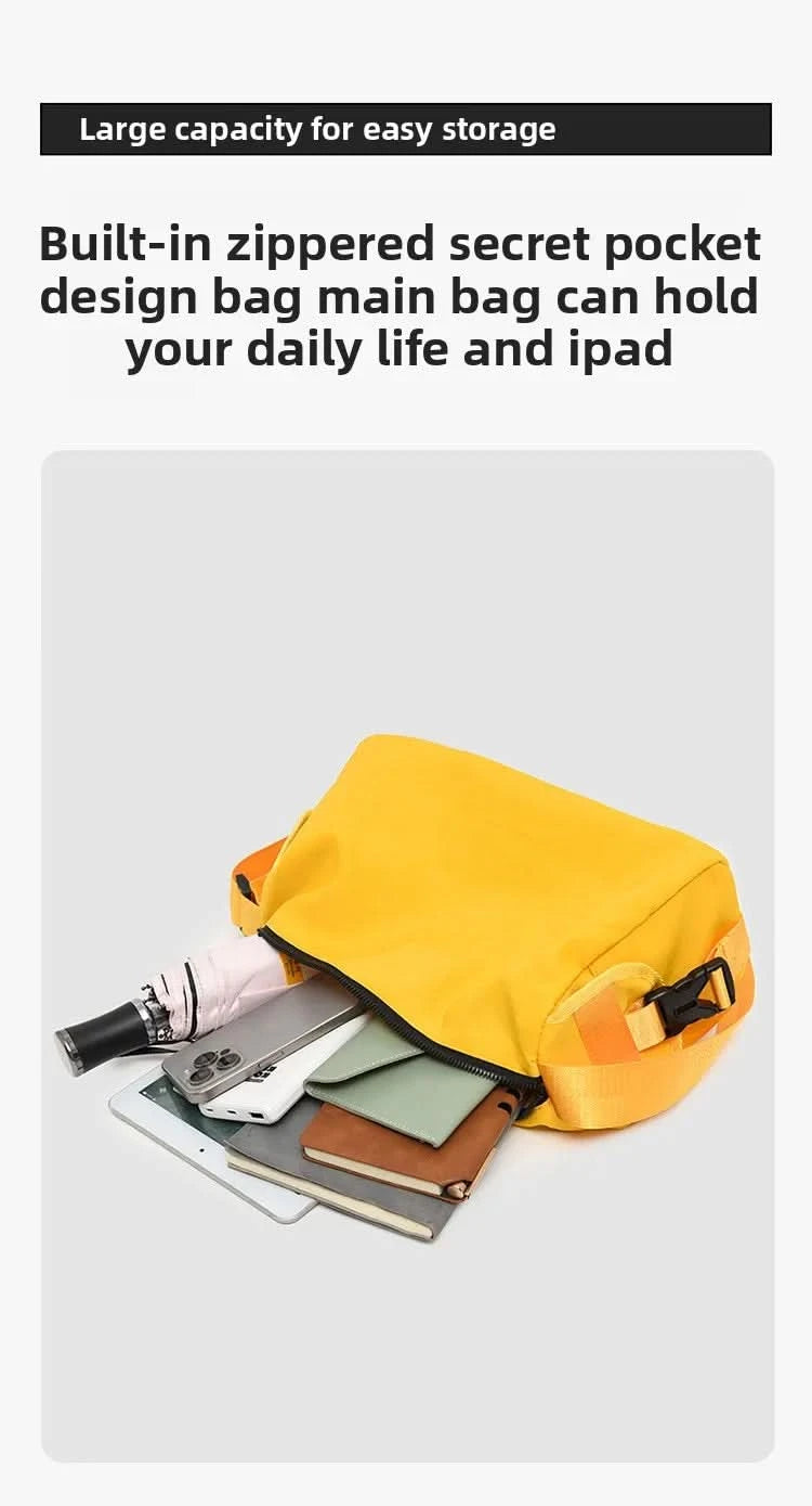 Waterproof Wear-resistant Trendy Shoulder Bag Fashionable Shoulder Messenger Bag For Men And Women Small Casual Crossbody Bag - M & M Global