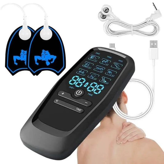 Cervical Massage Machine Electric Micro-Current Massage Machine For Neck Multi-Functional Muscle Exercise Massager For Travel - M & M Global