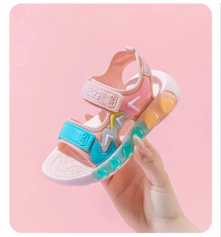 New Summer Children's Soft Soled Sandals Anti Slip Breathable For Boys And Girls Water Wading Baby Beach Sandals - M & M Global