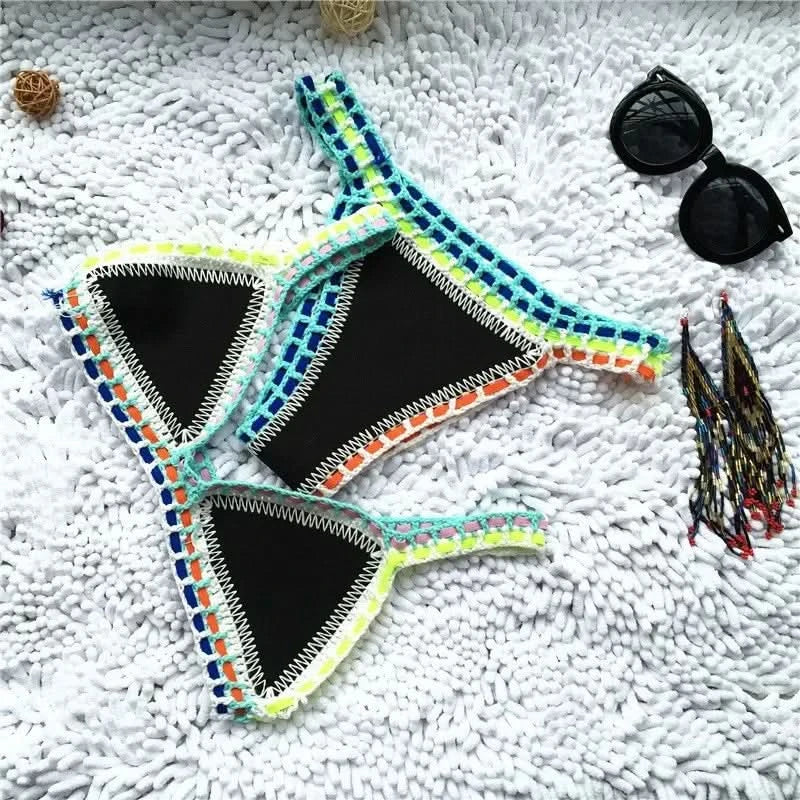 Sexy Bikinis Women Swimsuit Summer Neoprene Bikini Beach Wear Surf Biquini Female Swimwear Two Piece Brazilian Bathing Suit Hot - M & M Global