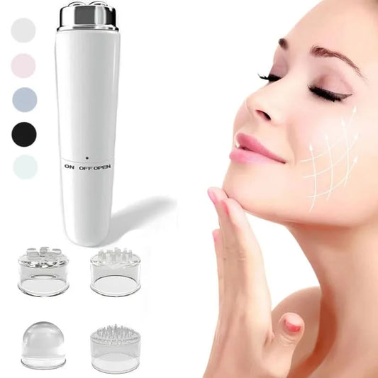 New Mini Eye Massager Electric Vibration Beauty Instrument Magnetic Therapy Portable V Face Massage Stick - M & M Global