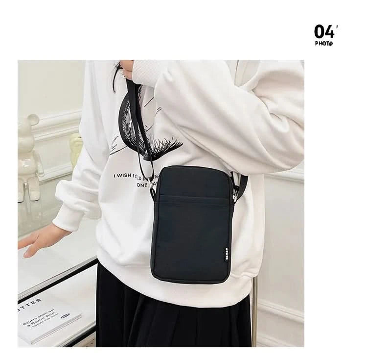 New Fashion Mobile Phone Bag Women's Messenger Bag All-match Mini Small Crossbody Bag Hanging Neck Coin Purse Vertical Handbag - M & M Global