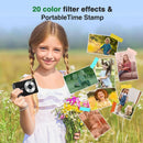 HD 1080P 2.4 inch digital Camera Rechargeable Cameras with 16x Zoom Compact Camera 44MP Cameras for kids Beginner Camera - M & M Global