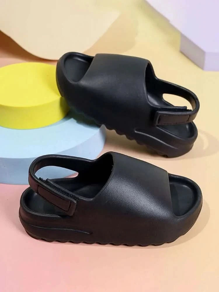 Fashionable and minimalist children's sandals with EVA soft sole suitable for boys and girls beach shoes and river tracing shoes - M & M Global