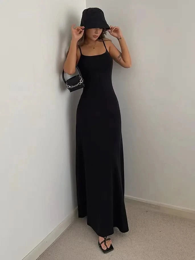 Summer Sexy Bodycon Long Dress Womens Y2k Clothes Sleeveless Sundress Evening Backless Dresses for Women Aesthetic 2024 - M & M Global