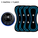 Neck Massager LCD Display EMS Electric Cervical Massage Patch Low-Frequency Pulse Muscle Stimulation Pad For Relaxation - M & M Global
