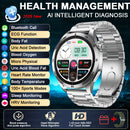 2026 New Nursing Grade ECG Health Smart Watch Blood Pressure Lipid Uric Acid 650nm Dual-Probelaser Heart Analysis Smartwatch