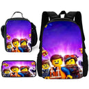 Child School Game R-RobloxS Backpack with Lunch Bags ,Pencil Bags ,School Bags for Boys Girls Best Gift - M & M Global