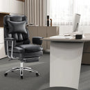 JHK PU Leather Ergonomic Office Computer Desk Chair High Back with Footrest Lumbar Support Height Adjustable For Home Office