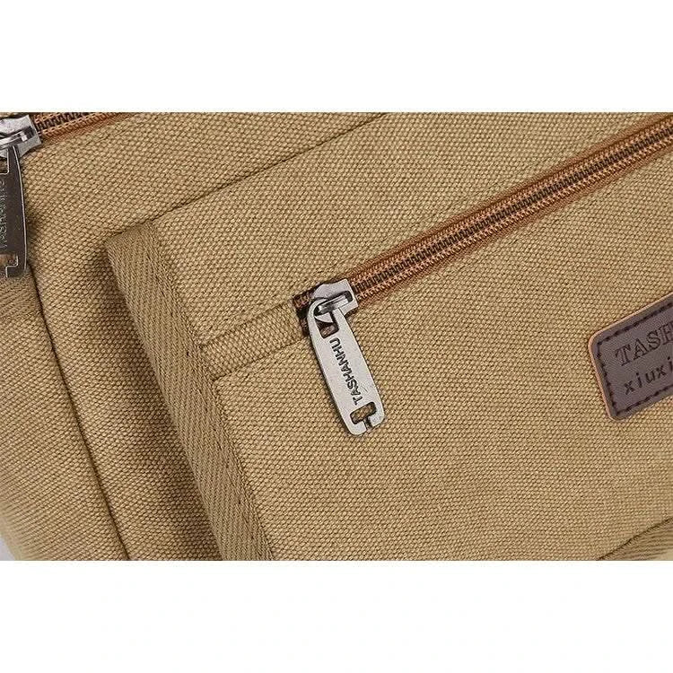 Casual shoulder bag, men's multi pocket crossbody bag, mailman bag, work bag, daily use - M & M Global