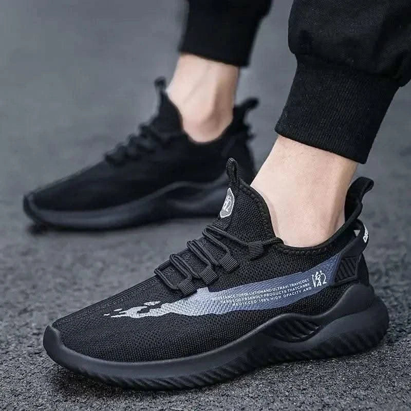 2024 Men Tennis Shoes New Fashion Spring and Autumn Leisure Walking and Running Breathable Flat Bottom Gym Sports Men Sneakers - M & M Global