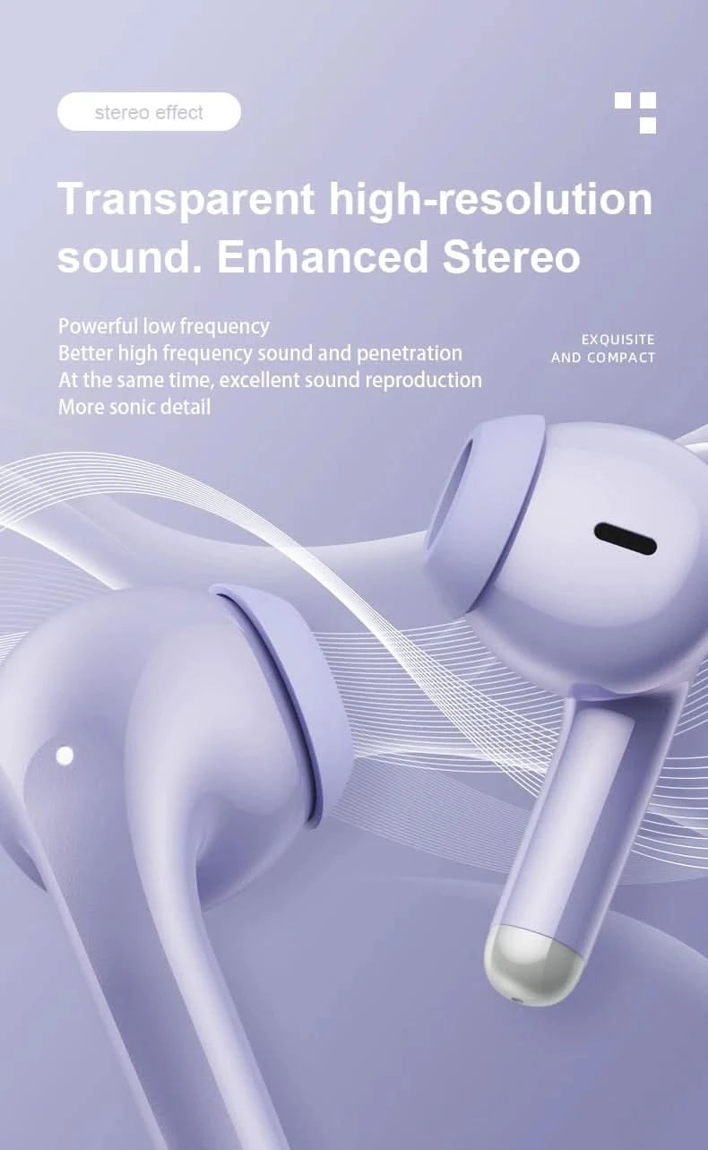 Original Lenovo LP40 Pro Earphones Wireless Bluetooth 5.1 Sport Noise Reduction Headphones Touch Control 250mAH 2022 New Lp40pro - M & M Global