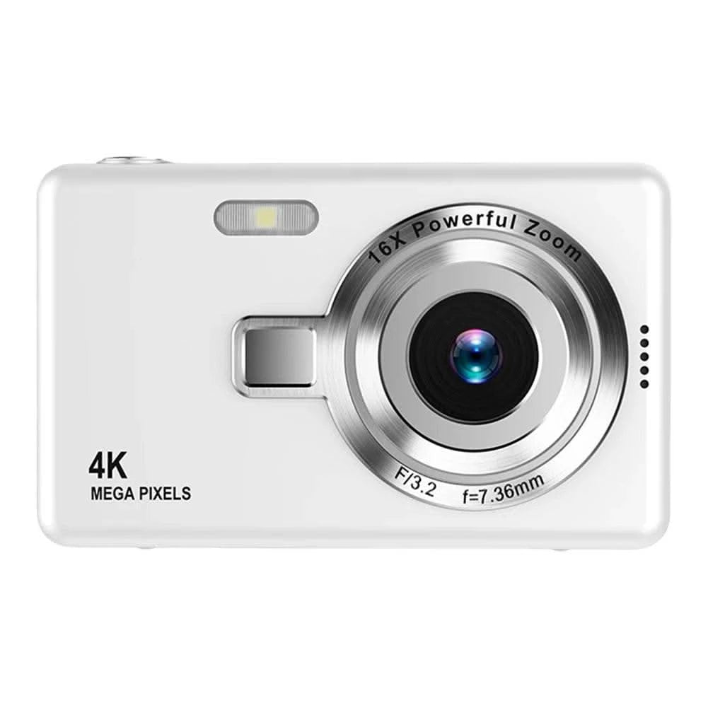 4K HD 1080P Video Camcorder 2.4 Inch IPS Screen Digital Camera 96MP Autofocus Vlogging Camera 16X Zoom for Kids Adults Beginners - M & M Global