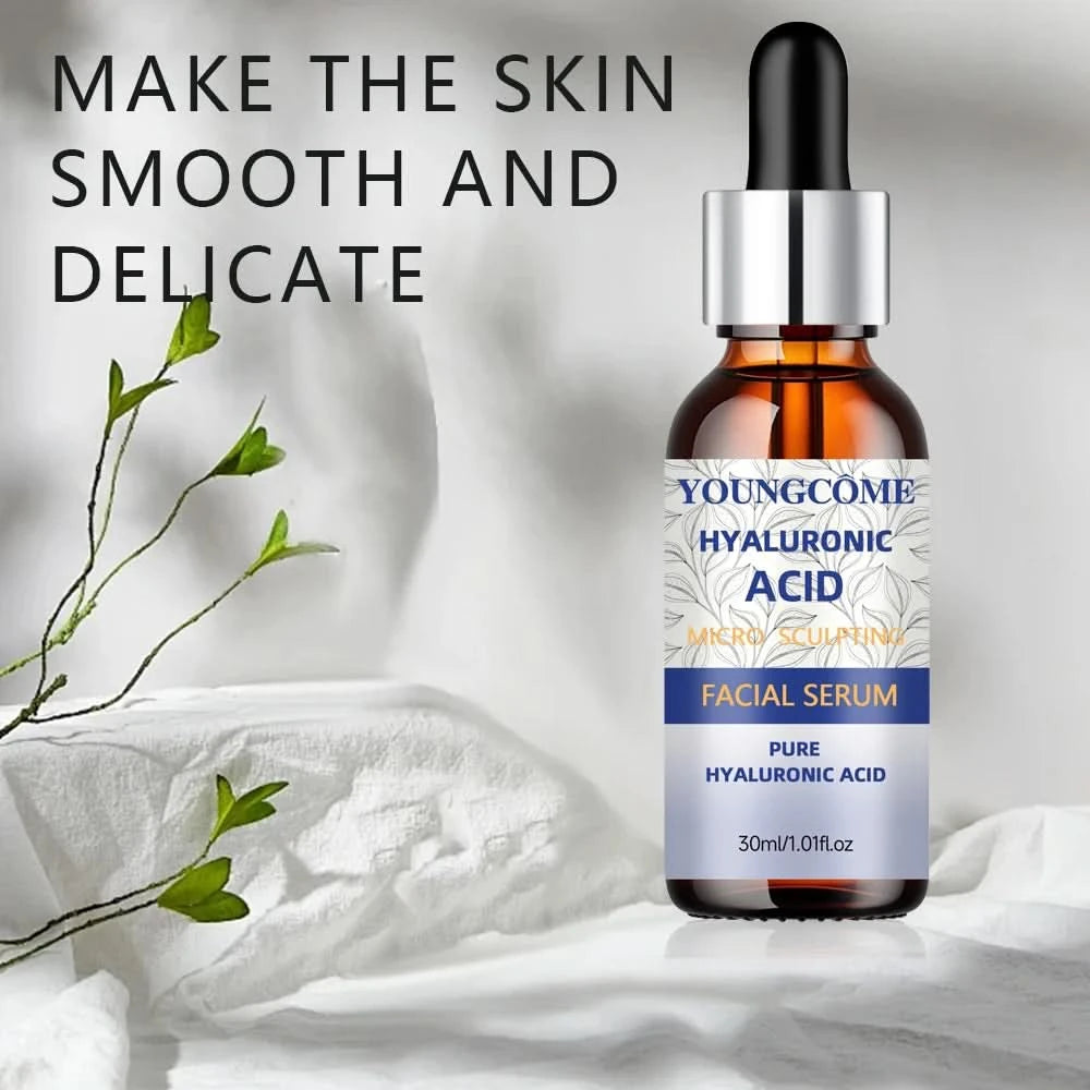 YOUNGCOME Hyaluronic Acid Facial Serum Nourishes The Skin Remover Moisturizing Repair Anti-aging Essence Facial Skin Care - M & M Global