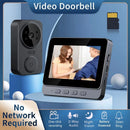 Wireless wireless smart video doorbell,Wireless intercom,Real-time notification,Two-way HD camera,Night vision monitor HD camera