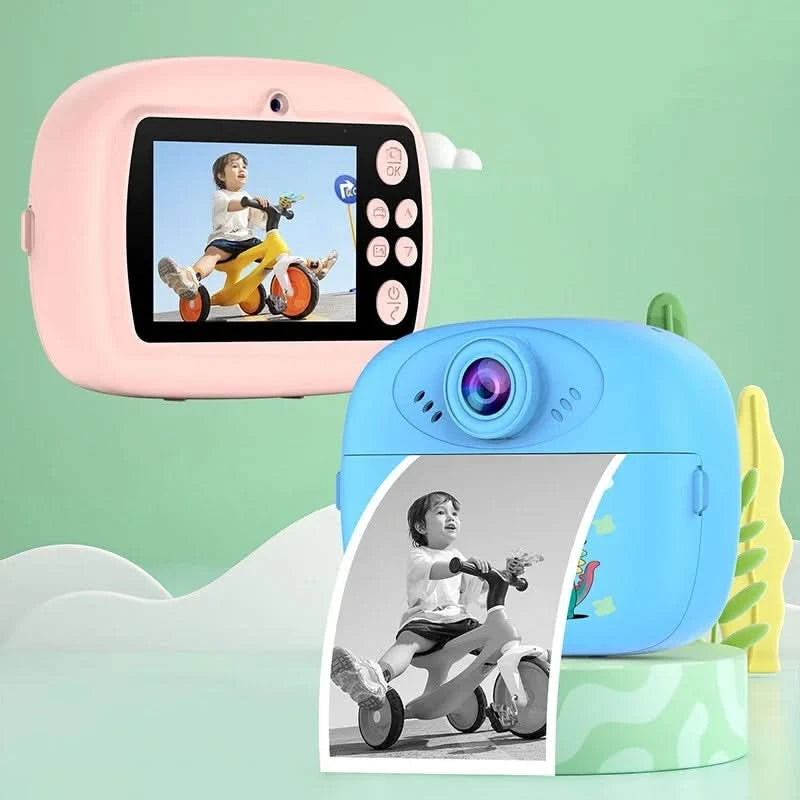 Smart Digital Dual Lens Selfie Camera Kids Toys Birthday Gift Kids Instant Print Camera Thermal Printer Video Recorder Portable - M & M Global