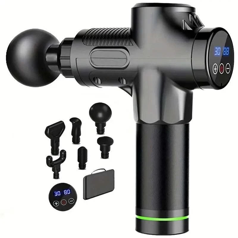 30 Level Massage Gun Fascia Deep Muscle Relax Body Neck Massager Electric Fitness Equipment Noise Reduction Male Female - M & M Global